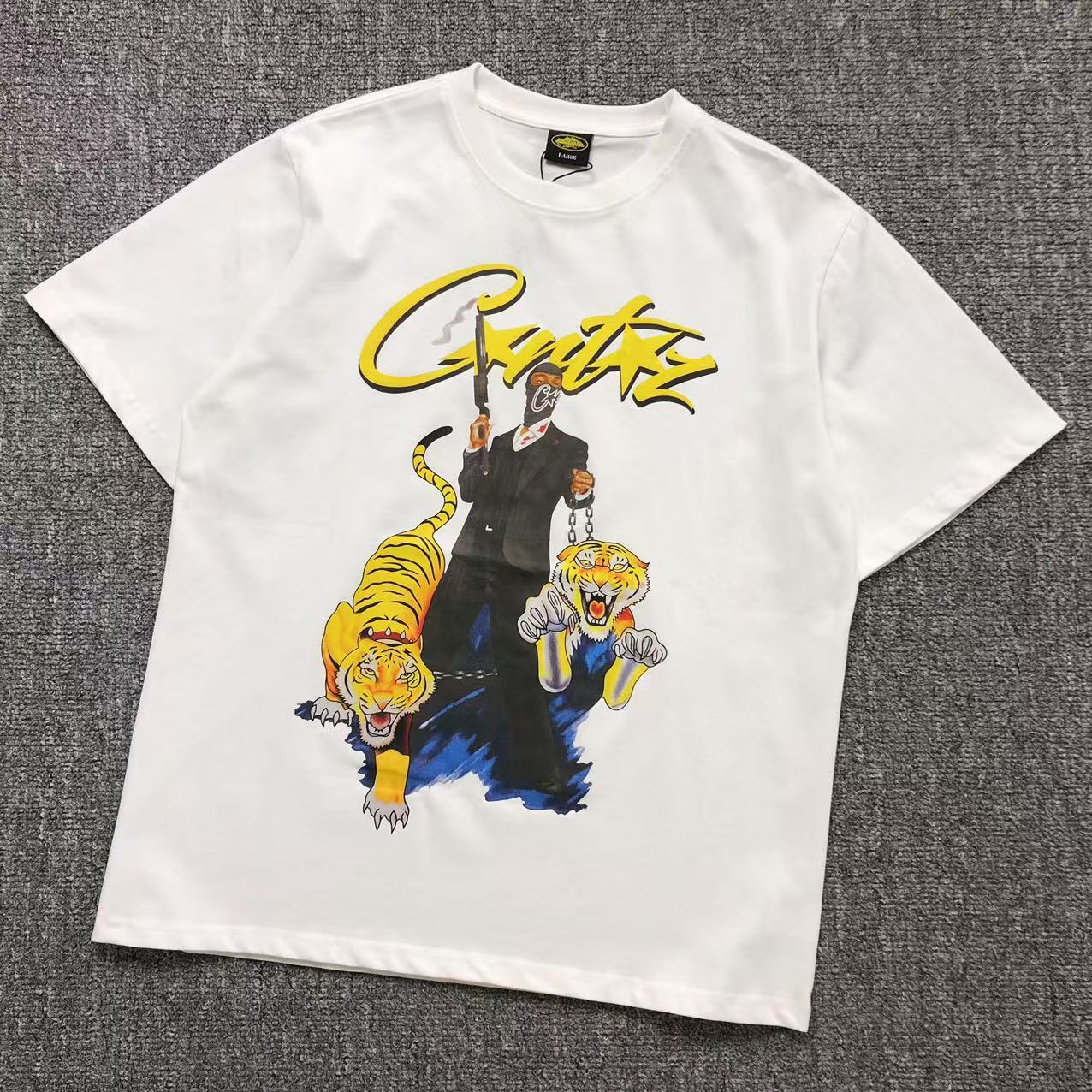 Camisa Corteiz Tiger Gangster — frente
