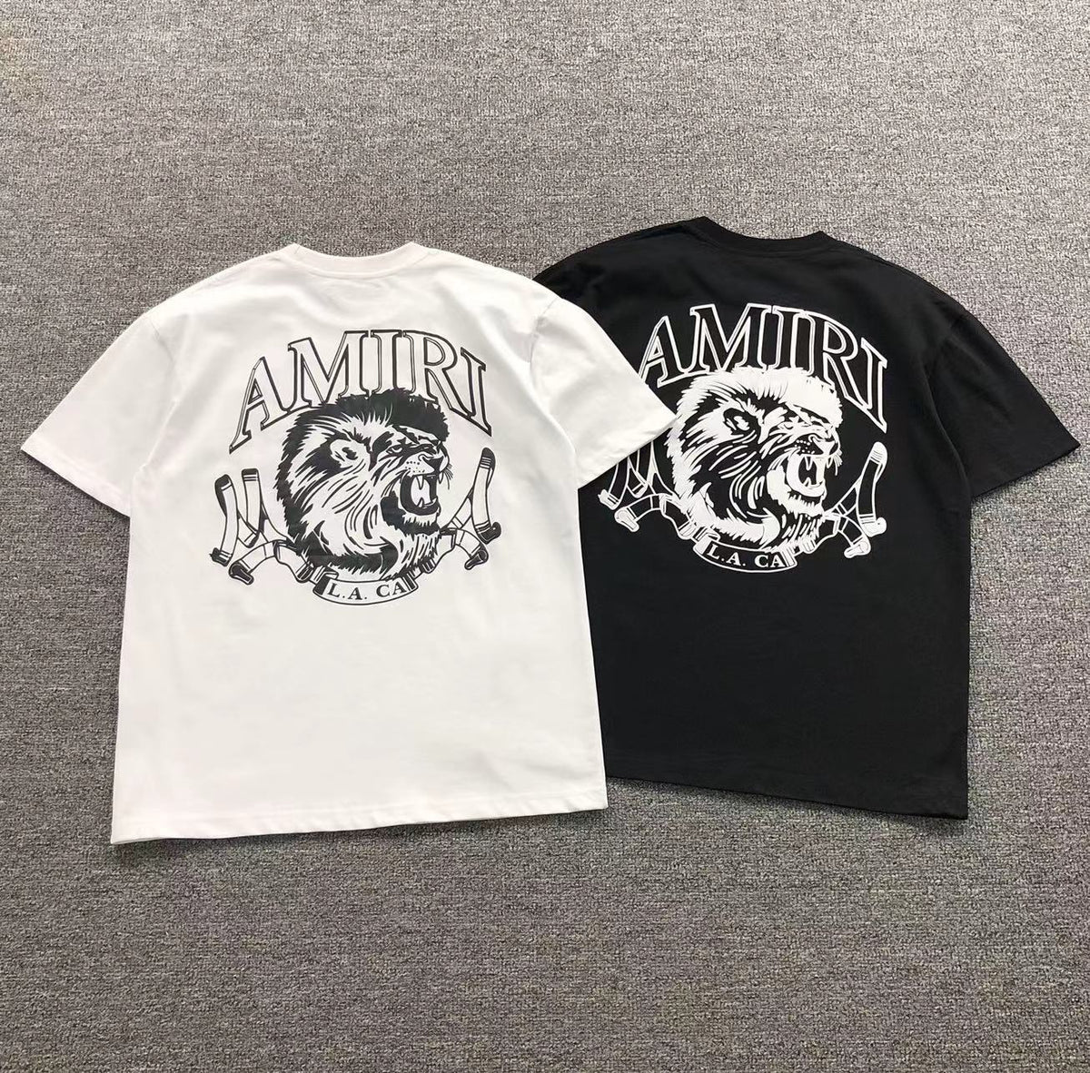 Camisa Amiri Lion Crest LA — costa