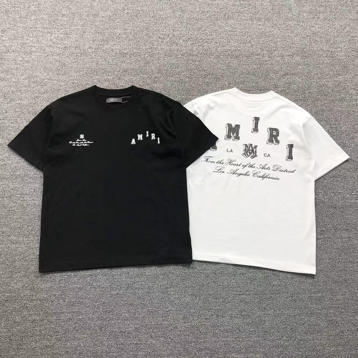 Camisa Amiri Arts District Logo Amiri — frente
