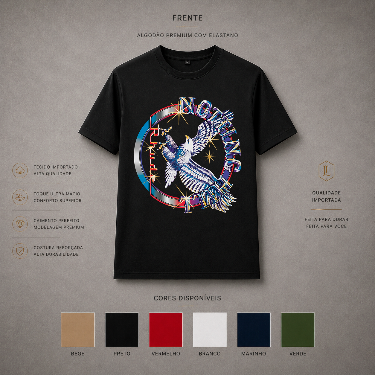 Camisa Importada Pima Nothing Eagle