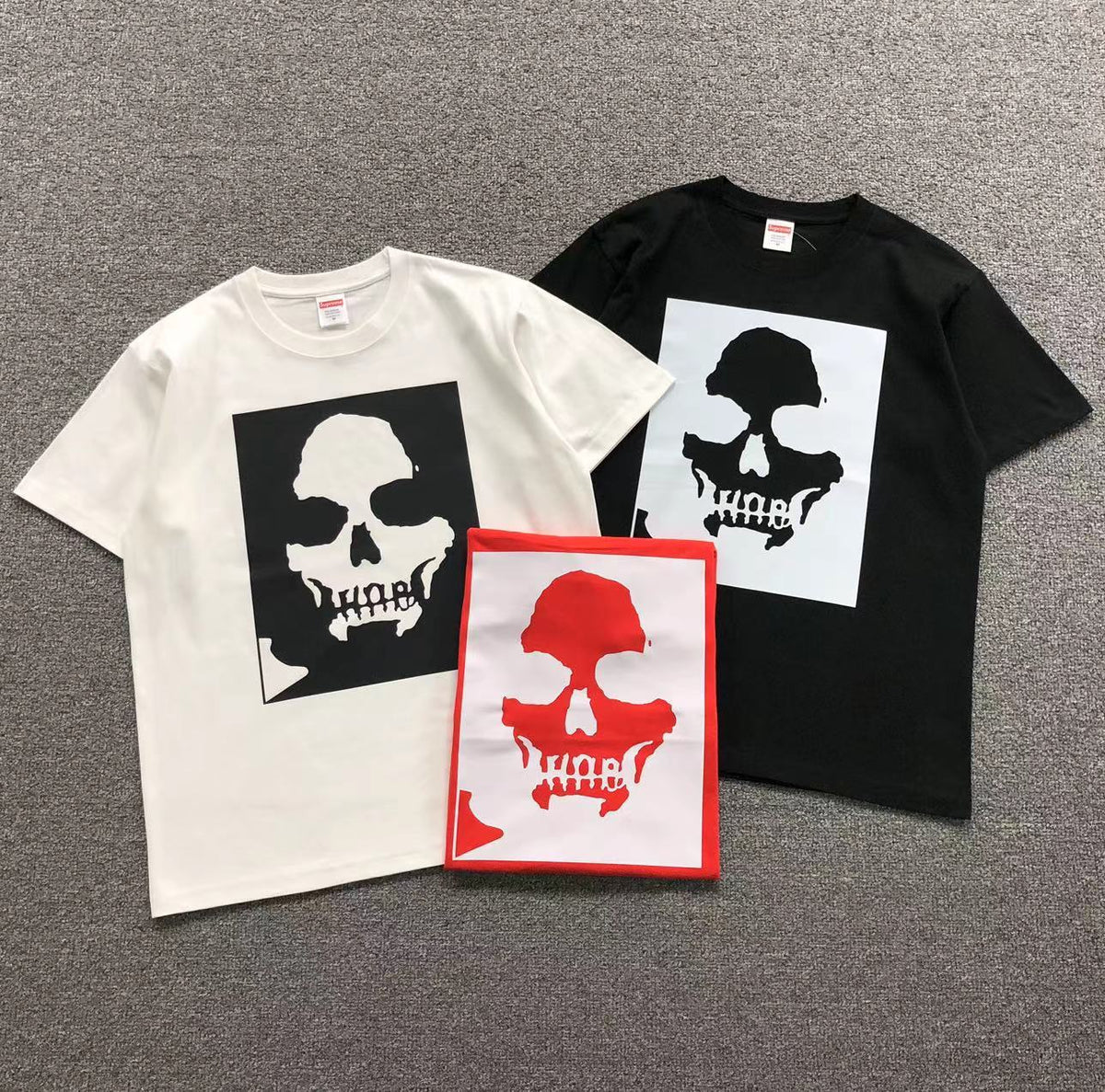 Camisa Supreme Skull Box — frente