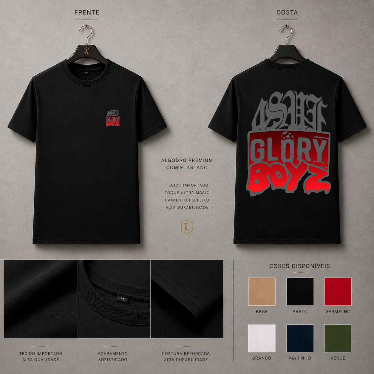 Camisa Importada Pima Asap Glory Boyz