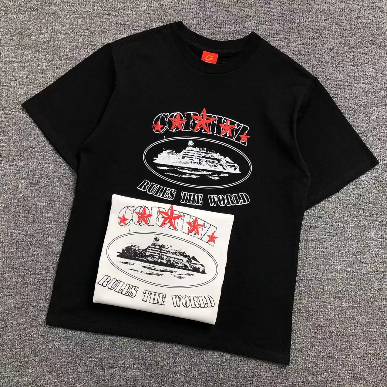 Camisa Corteiz Rules The World — frente