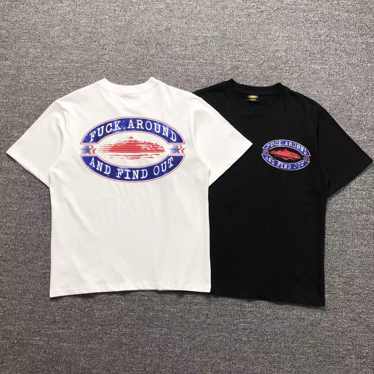 Camisa Corteiz Racing Find Out — frente