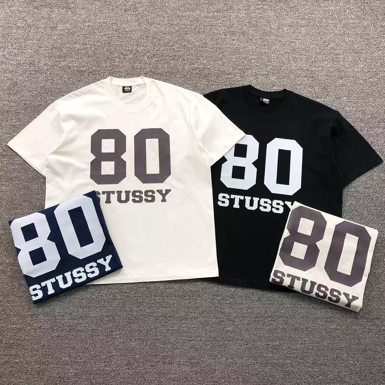 Camisa Stussy 80 College — frente