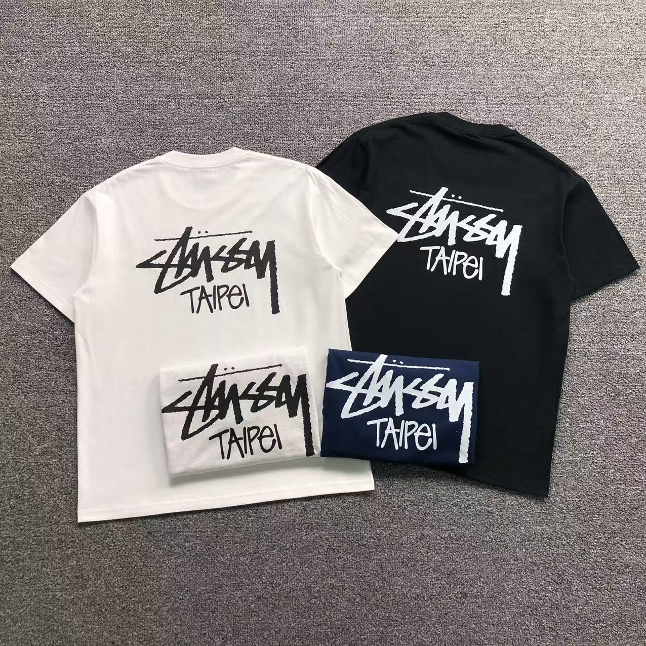 Camisa Stussy Taipei Script — costa