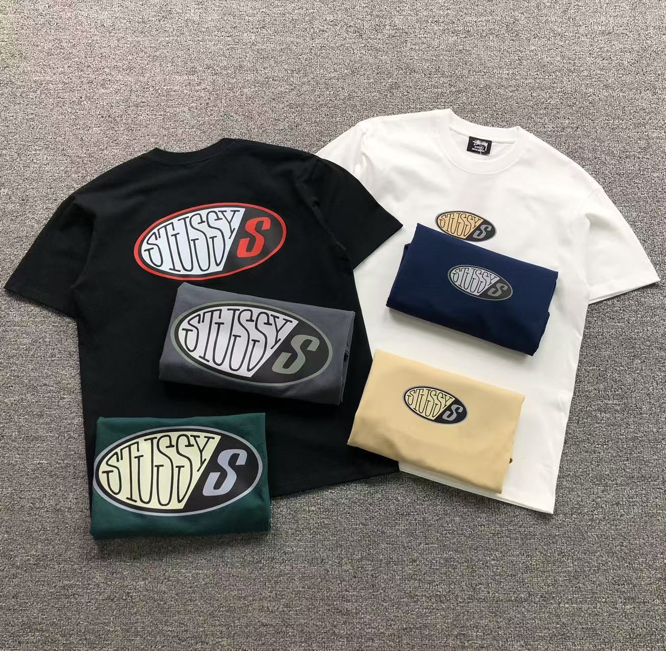 Camisa Stussy Oval Split — frente