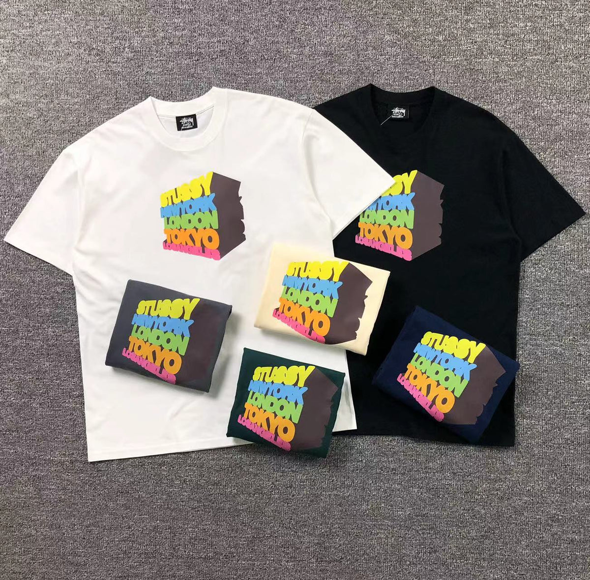 Camisa Stussy World Tour Cities — frente