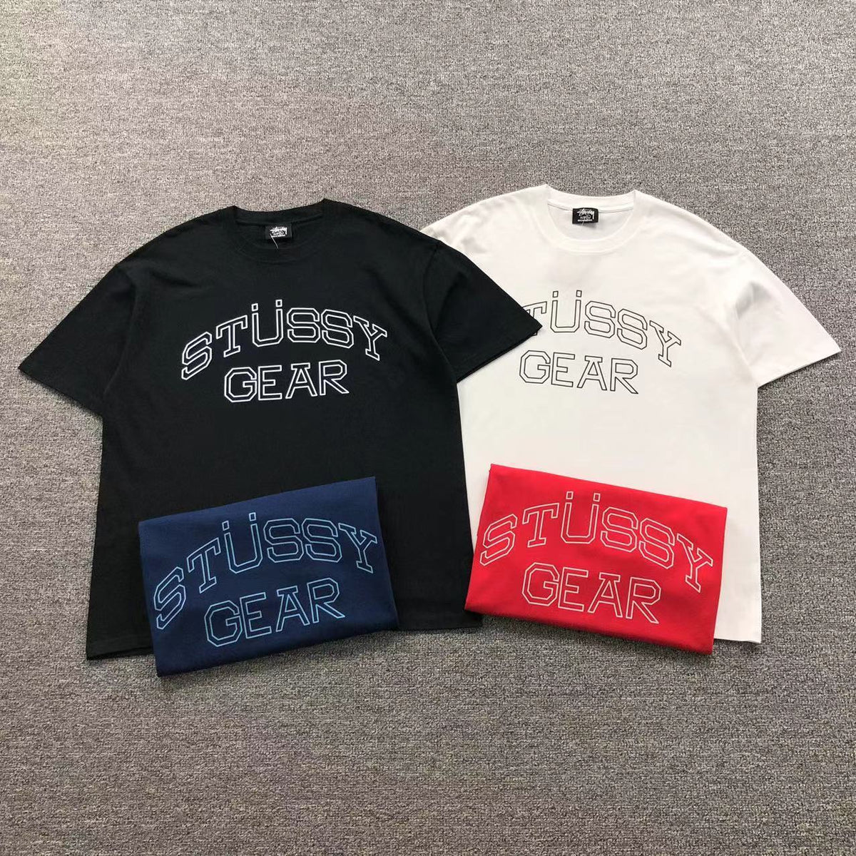 Camisa Stussy Gear College — frente