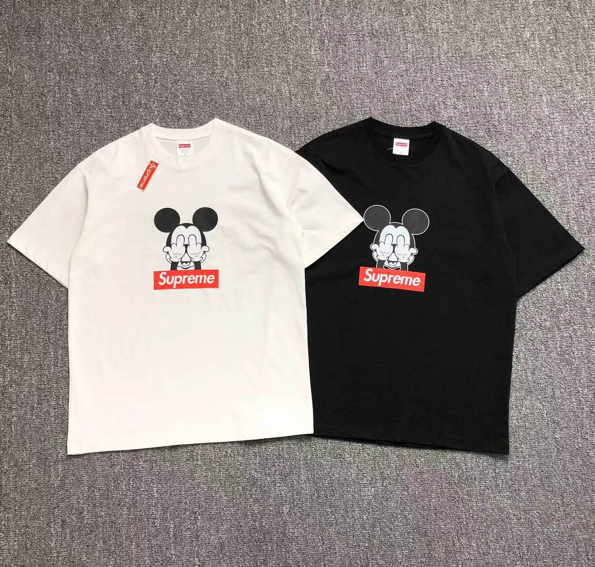 Camisa Supreme Mickey Peace — frente