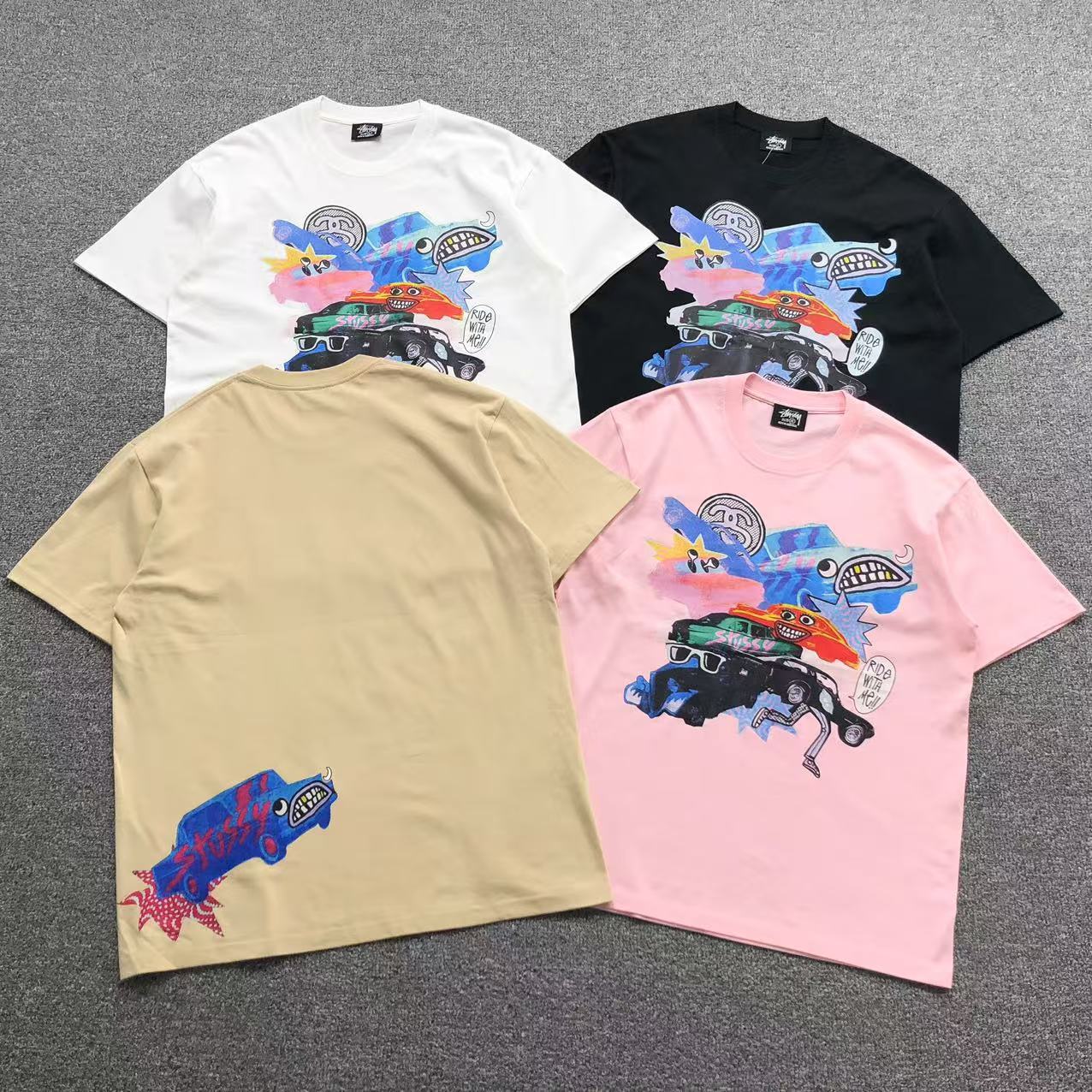 Camisa Stussy Ride With Me — frente