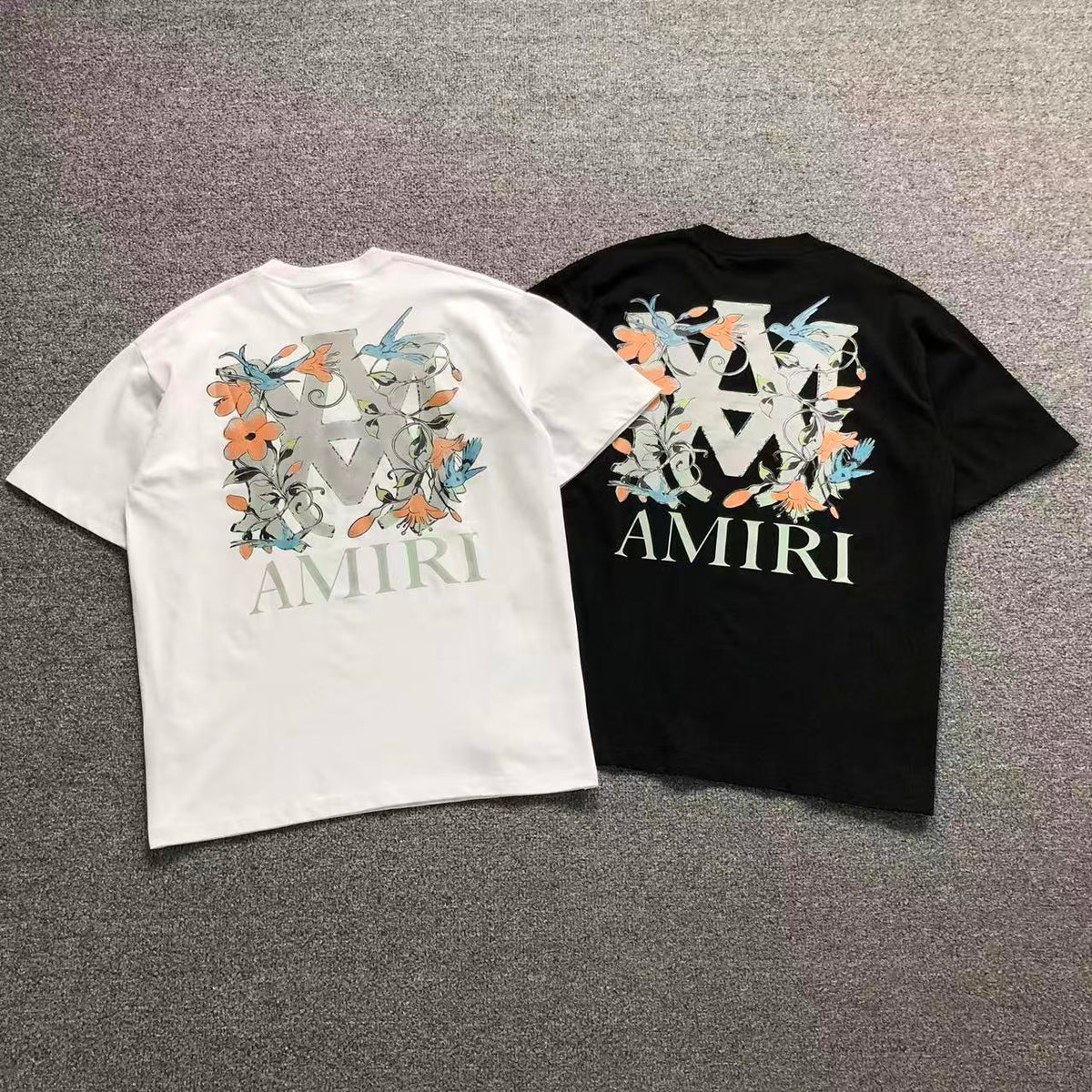 Camisa Amiri Floral Birds — costa
