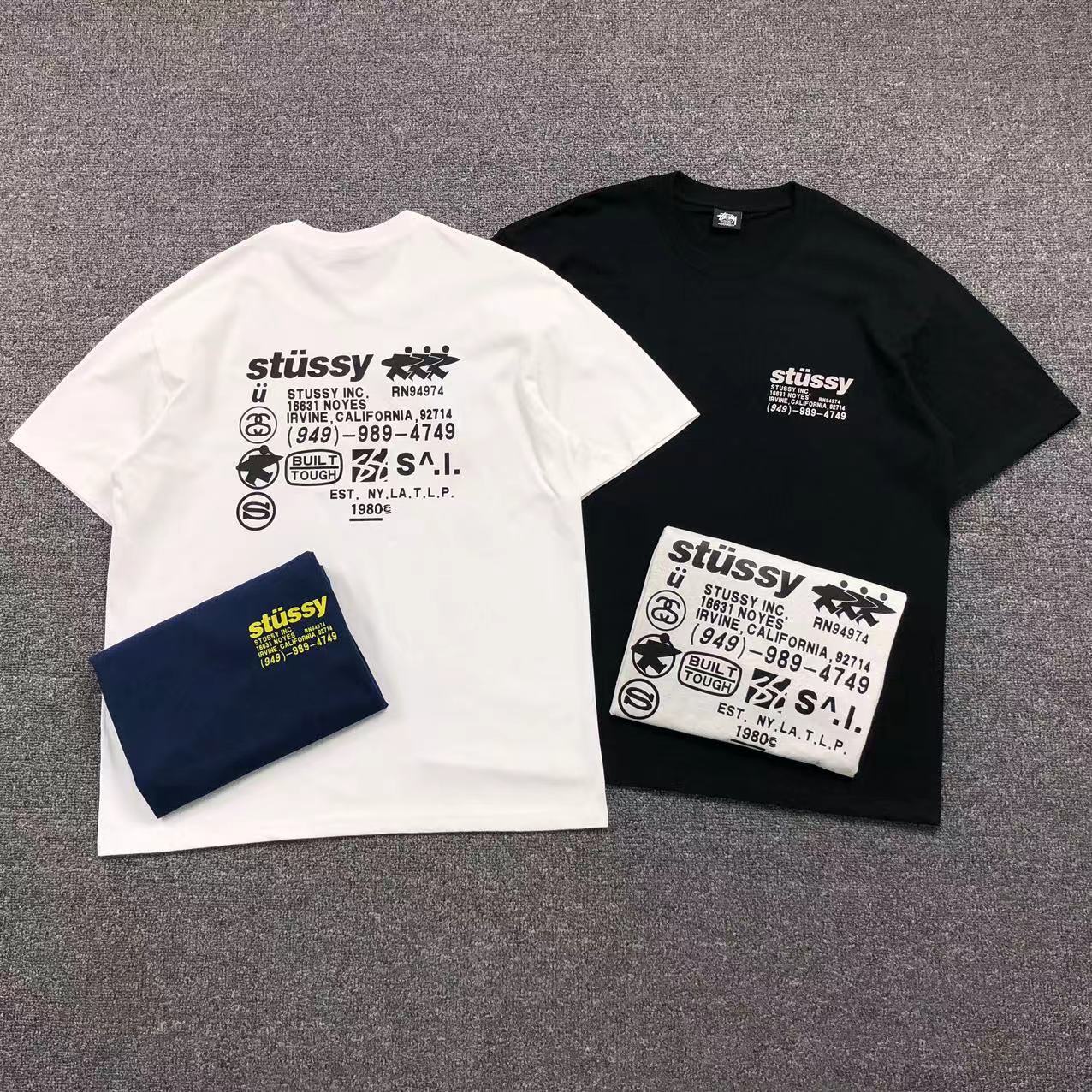 Camisa Stussy Industrial Tag — frente