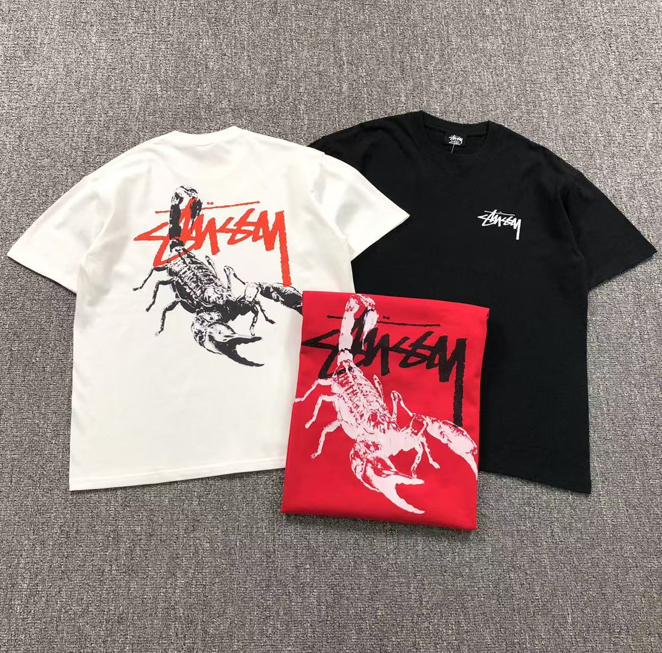 Camisa Stussy Scorpion Sting — frente