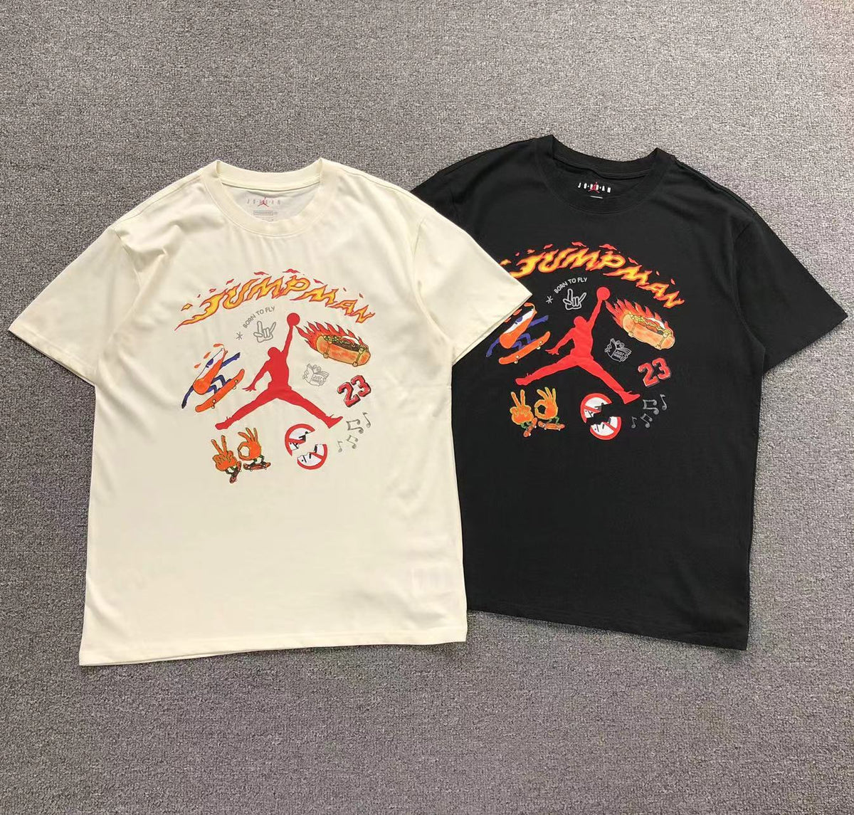 Camisa Jordan Born To Fly — frente