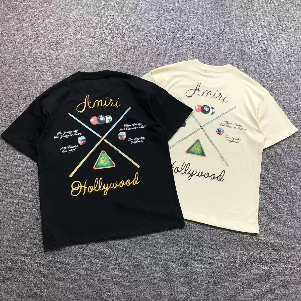 Camisa Amiri Billiards Hollywood Tacos De Sinuca Cruzados — costa