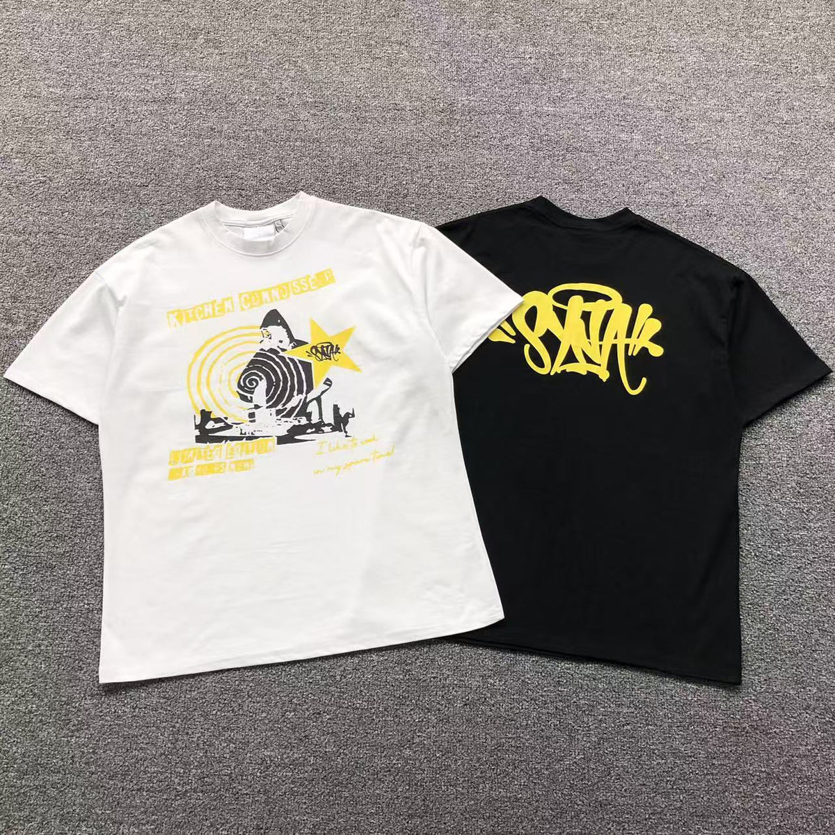 Camisa Syna World Kitchen Connoisseur Espiral Tipo Vinil — frente