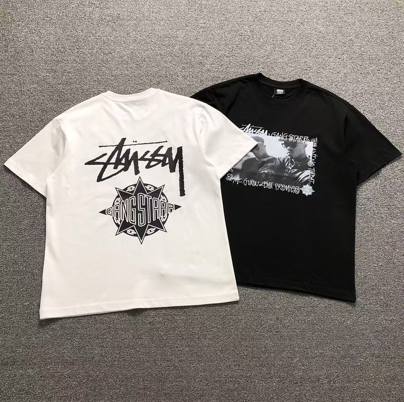 Camisa Stussy Gang Starr — frente