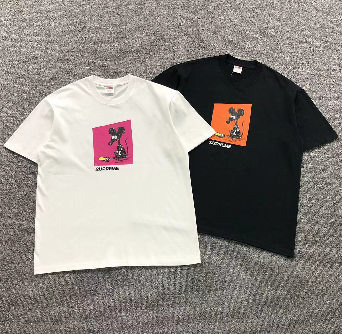 Camisa Supreme Rat Box Logo — frente