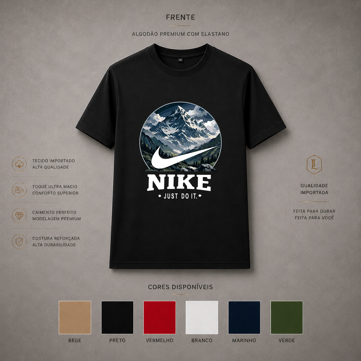 Camisa Importada Pima Nike world