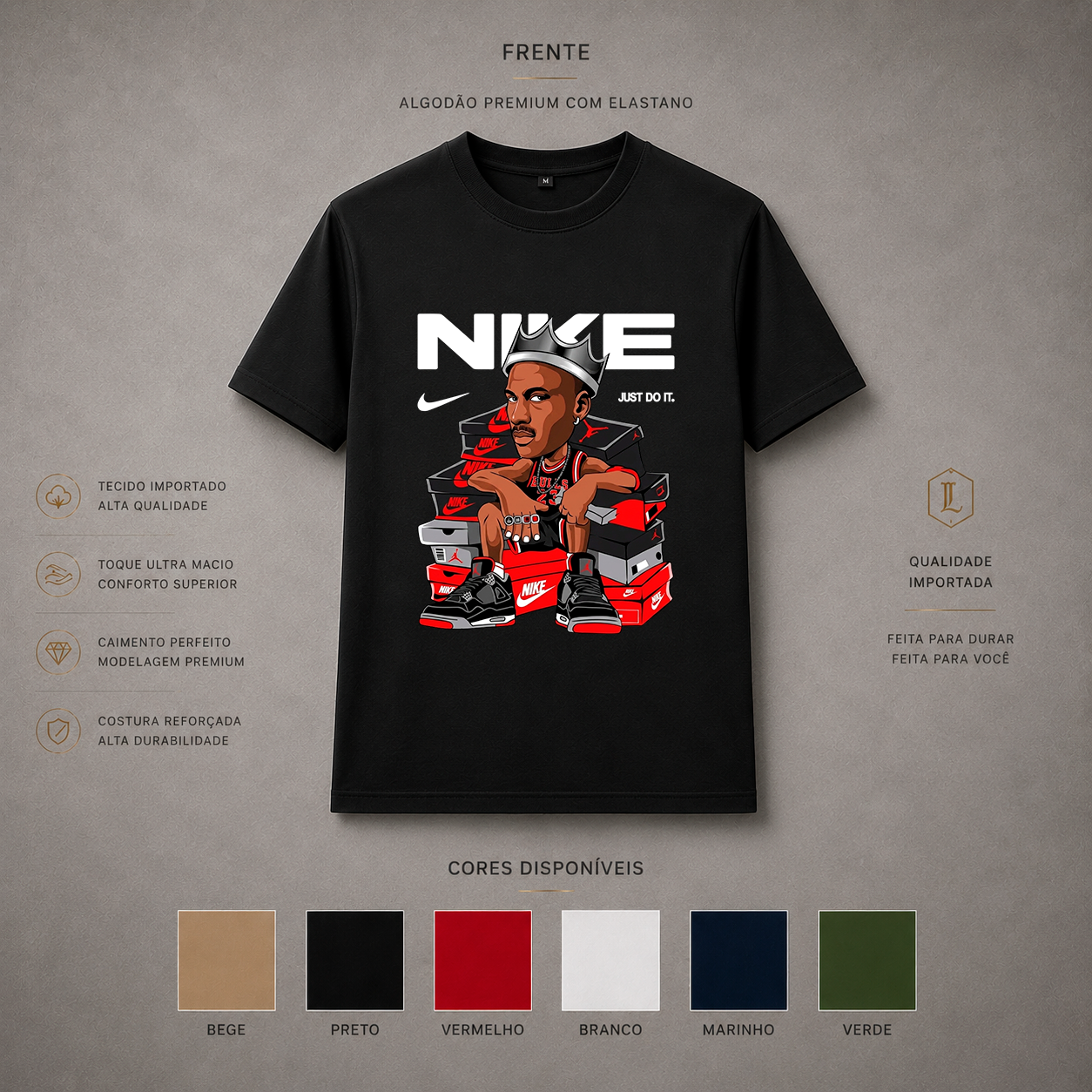 Camisa Importada Pima Nike Sneaker King