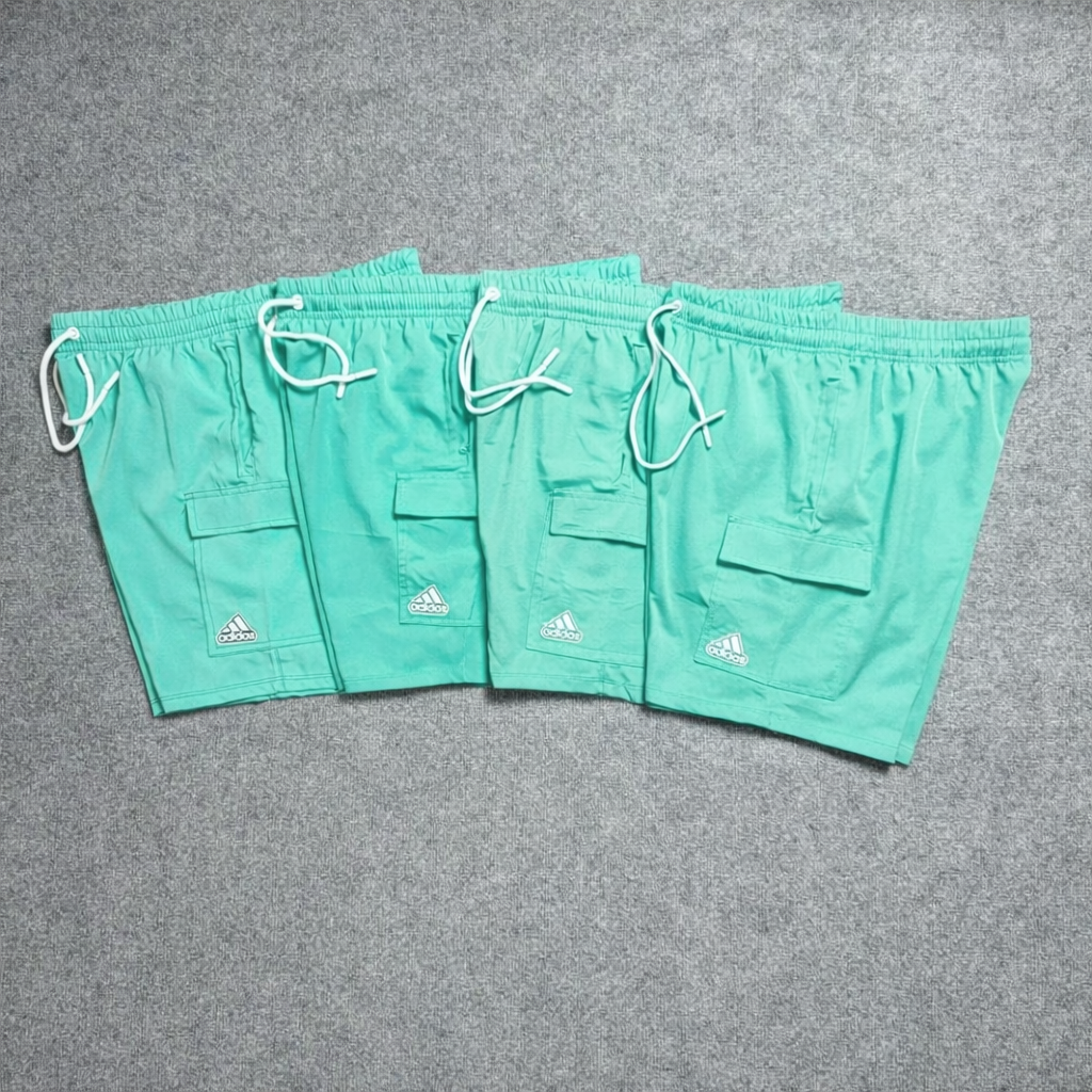 Short Premium Cargo Adidas Verde Agua