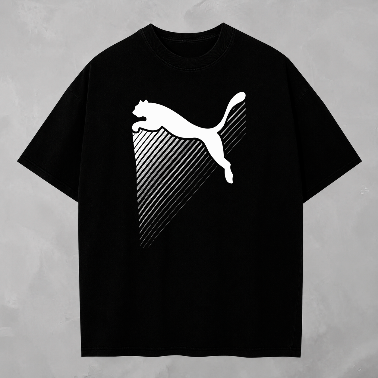 Camisa Puma Leaping Cat Rays — detalhe