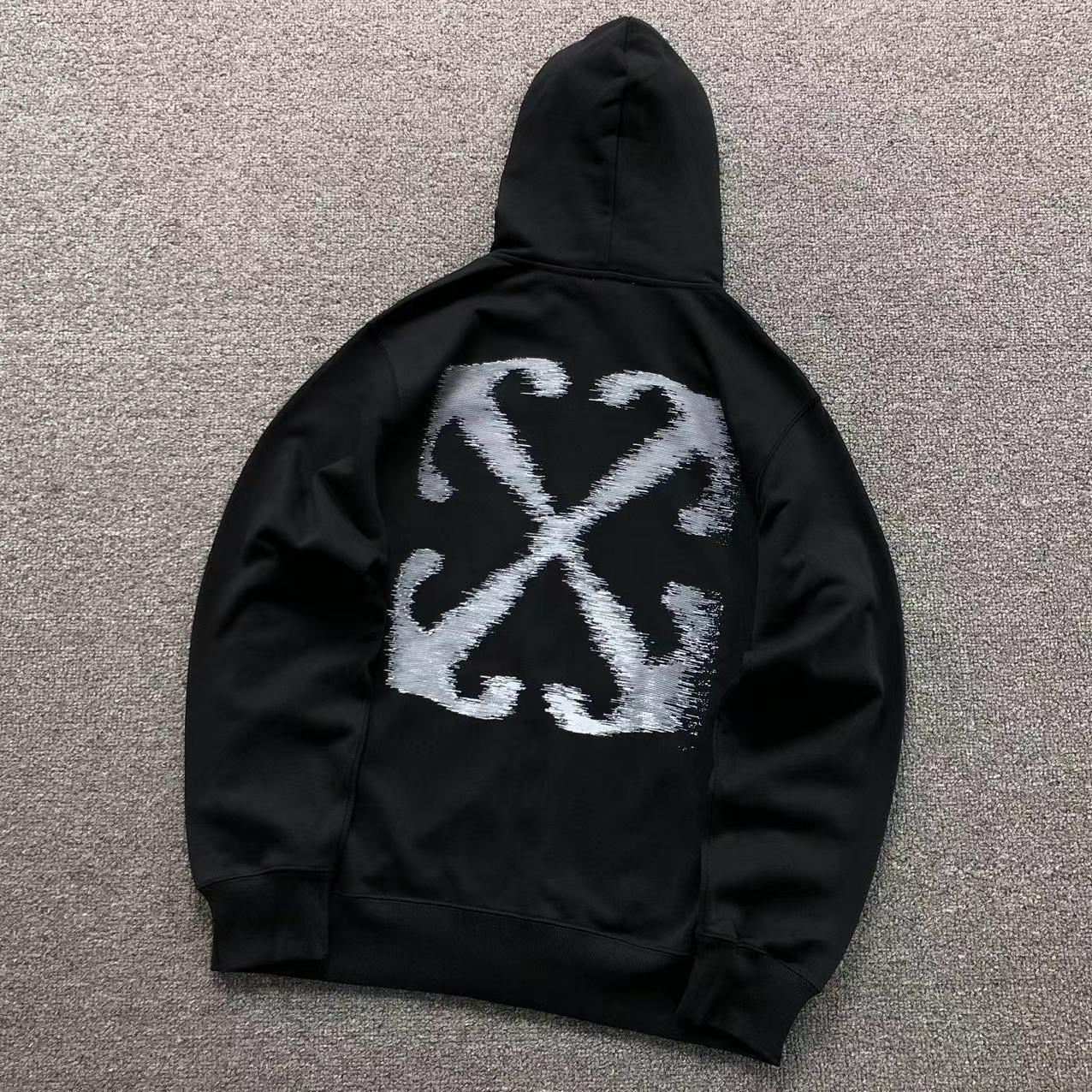 MOLETOM CANGURU Off White Arrows Cross Vault — costa
