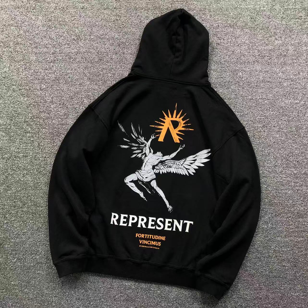 MOLETOM CANGURU Represent Fallen Angel — costa