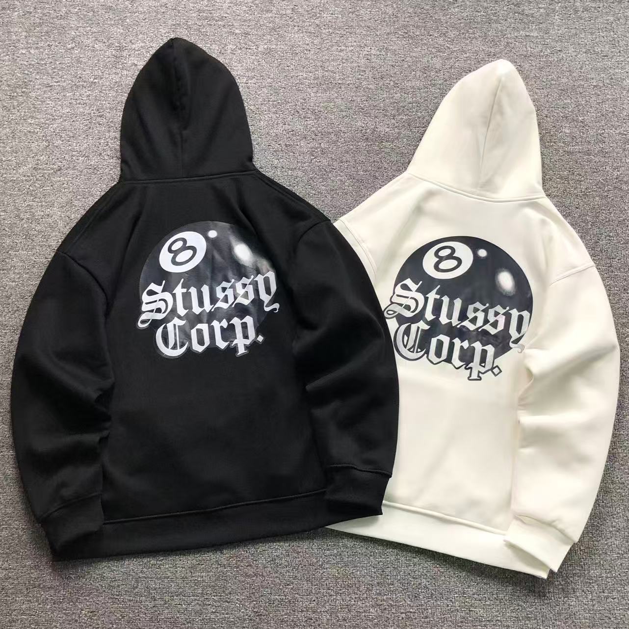 MOLETOM CANGURU Stussy 8 Ball Corp — costa