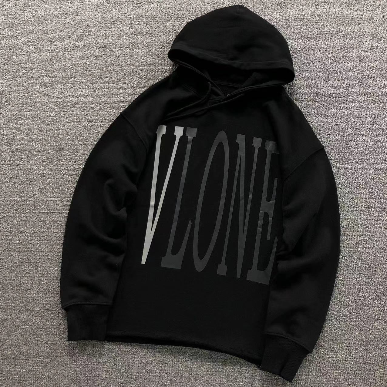 MOLETOM CANGURU Vlone Split Logo — frente