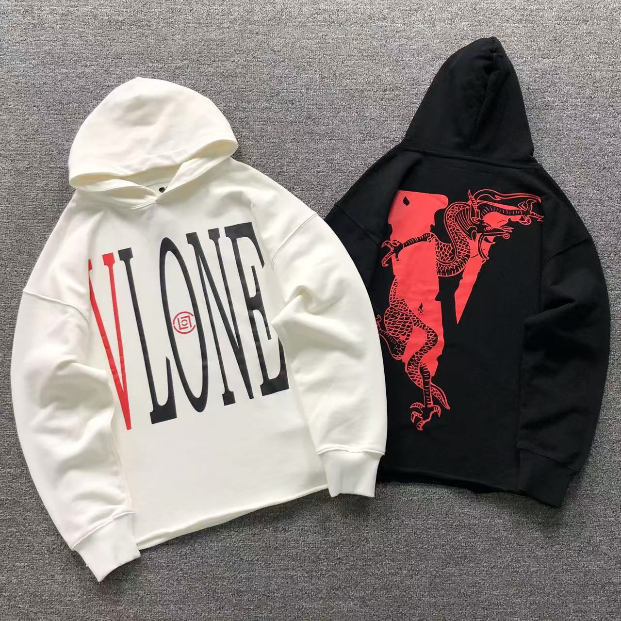 MOLETOM CANGURU Vlone Dragon V — frente
