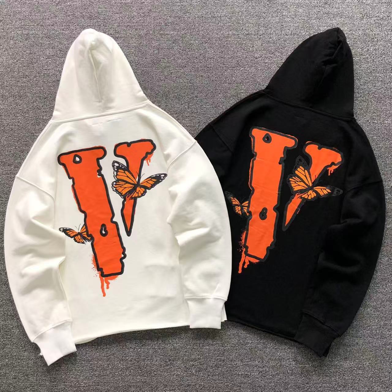 MOLETOM CANGURU Vlone Butterfly V — costa