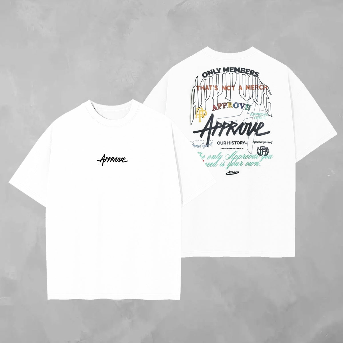 Camisa Approve Our history