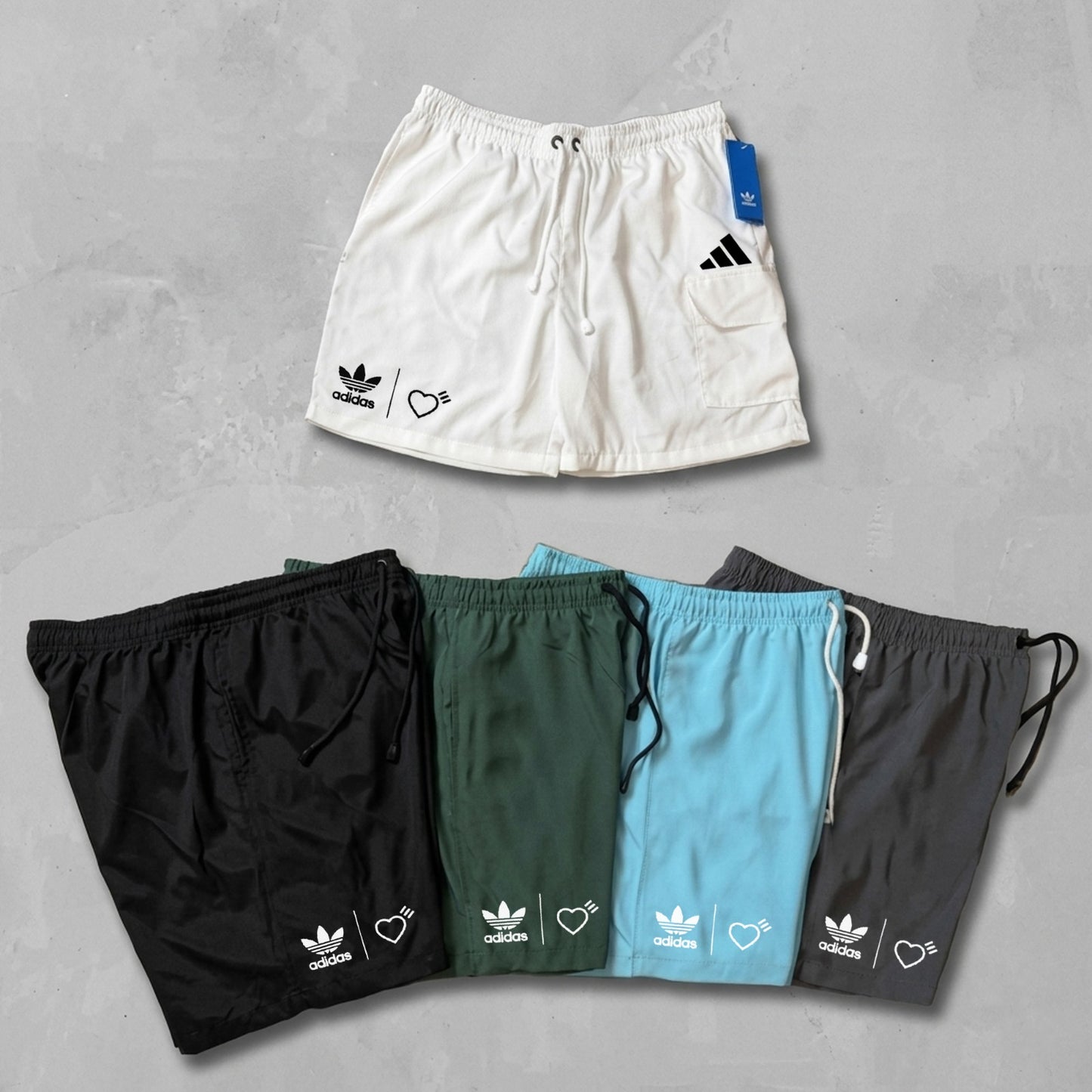 Short Cargo Premium Adidas Heart