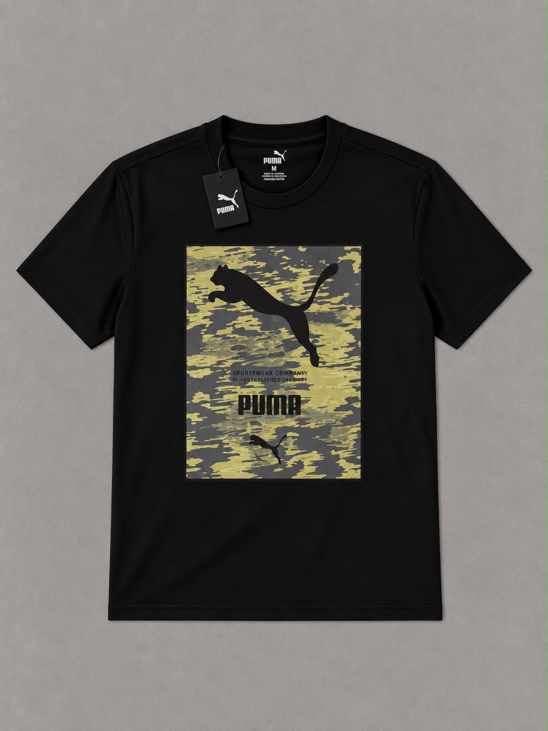 Camisa Puma Camo Panther — peito