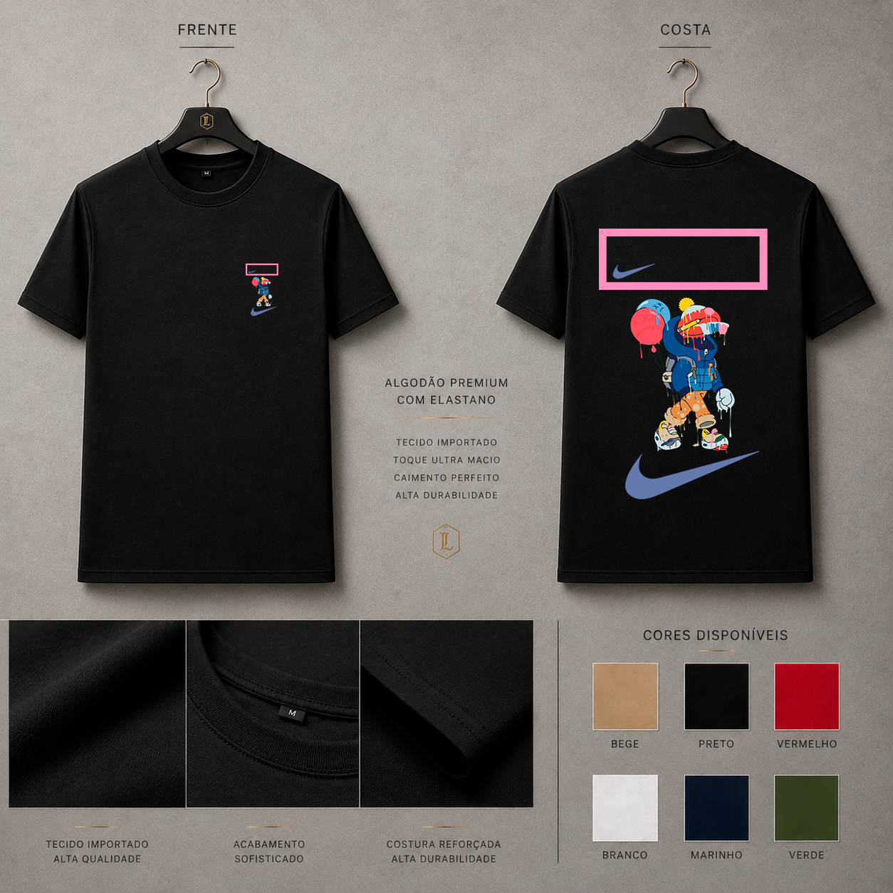 Camisa Importada Pima Nike Prinjet