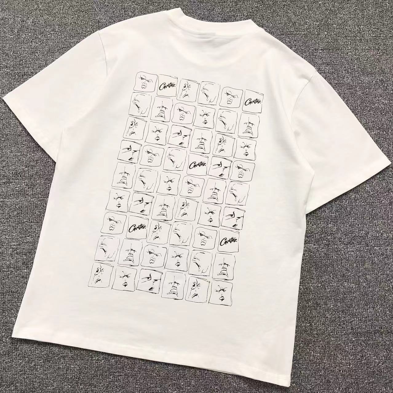 Camisa Corteiz Grid Faces — costa