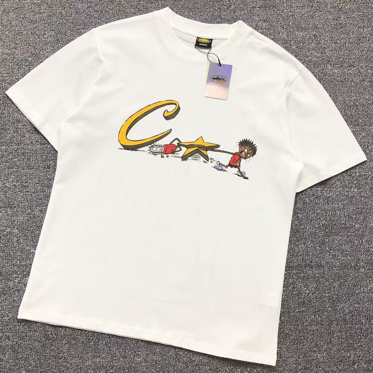 Camisa Corteiz Chainsaw Star — frente