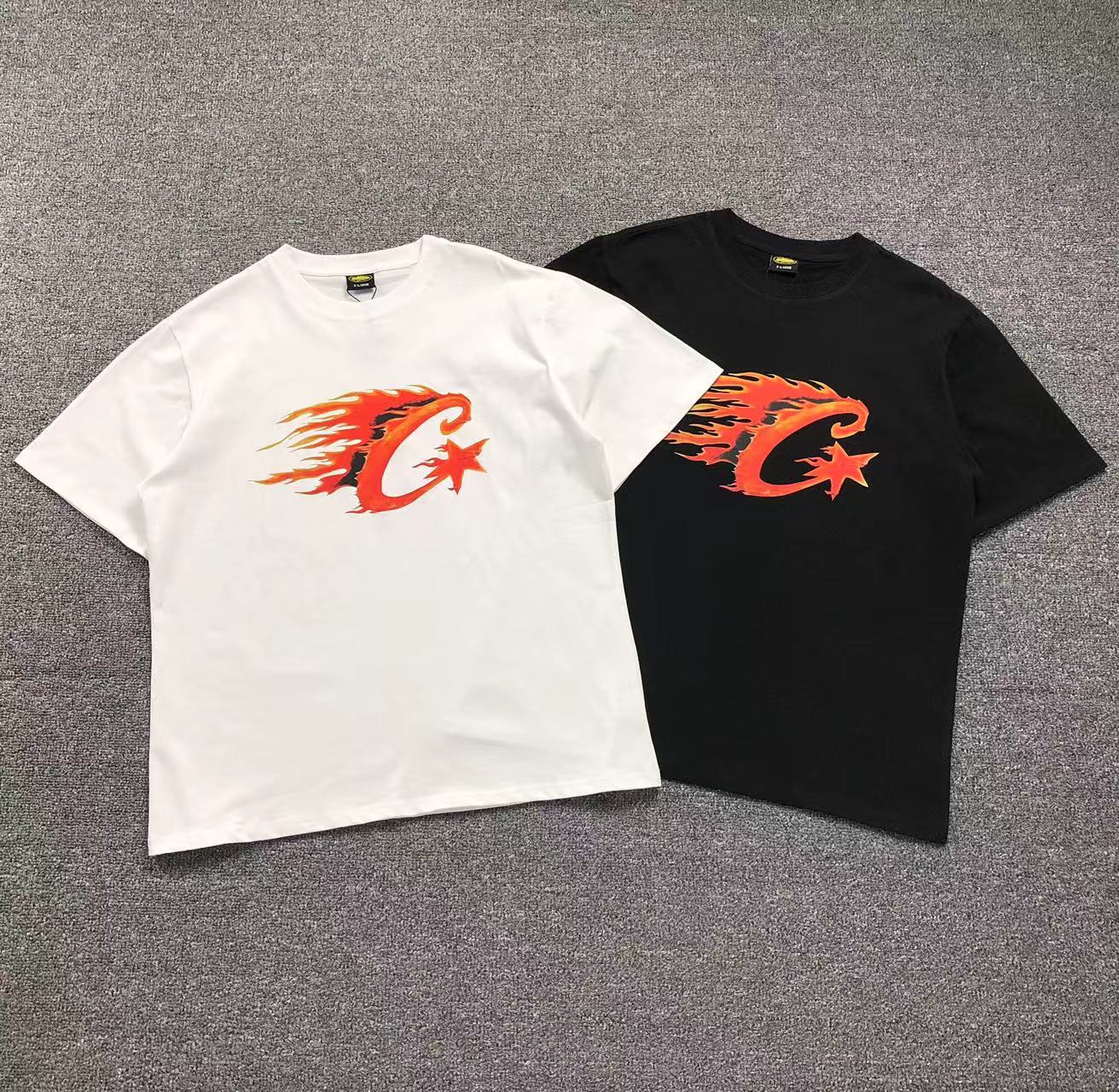 Camisa Corteiz Flame Comet — frente