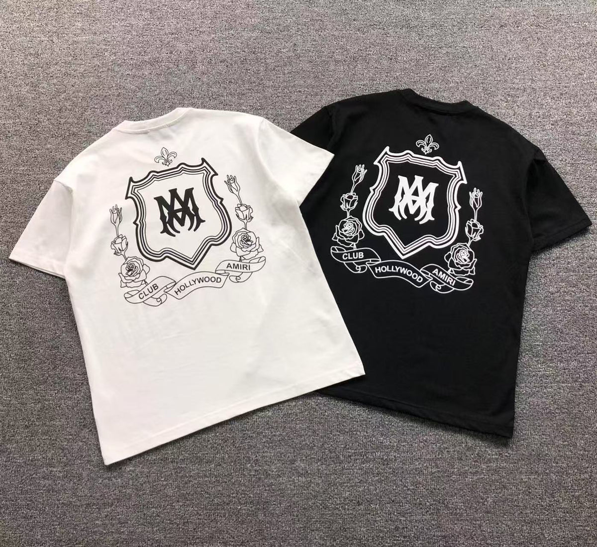 Camisa Amiri Club Hollywood Crest — costa