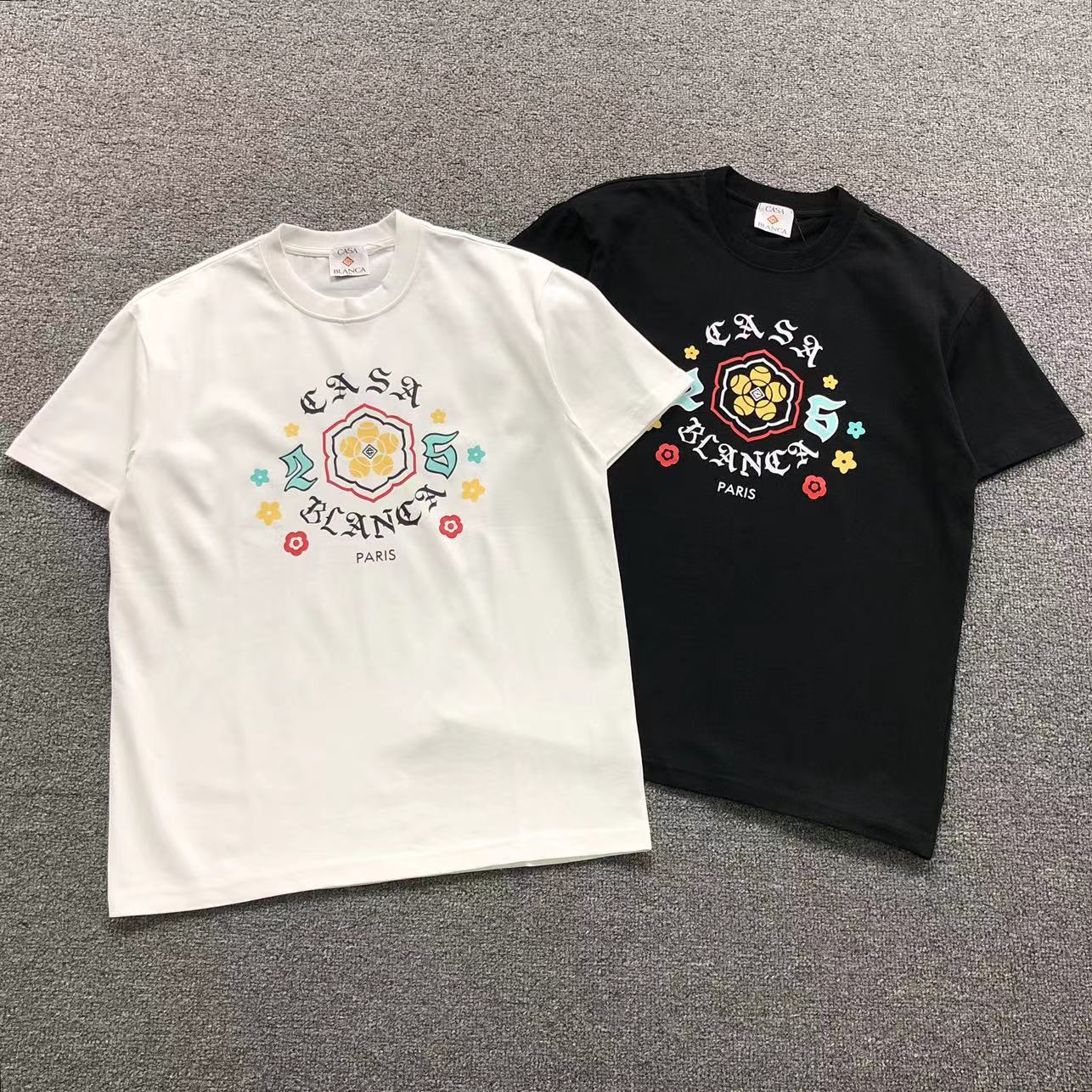 Camisa Casa Blanca Floral Emblem — peito