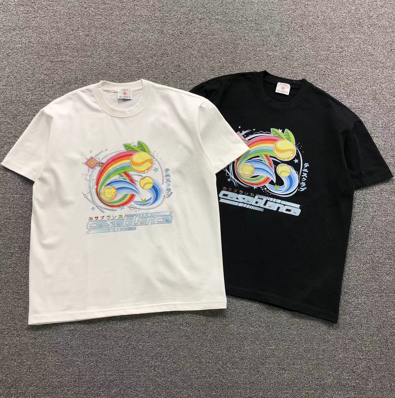 Camisa Casa Blanca Tennis Club Rainbow — frente