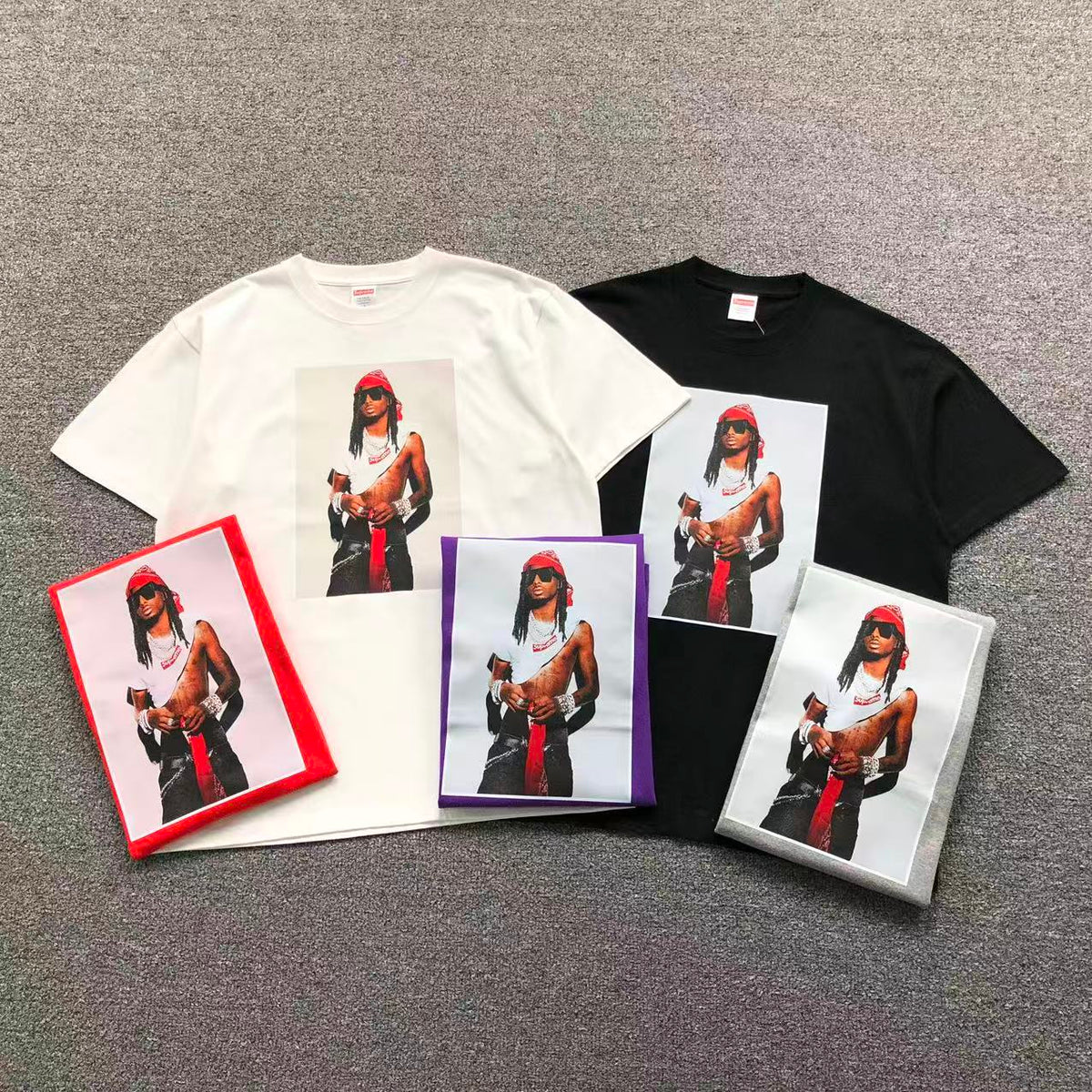 Camisa Supreme Portrait Bandana — peito