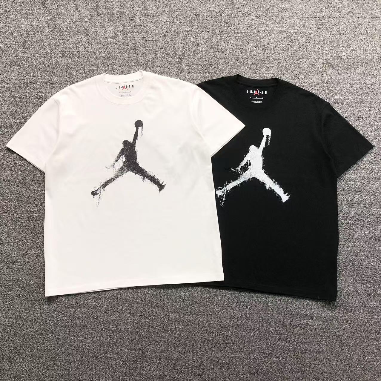 Camisa Jordan Jumpman Splash Silhueta De Jogador De Basquete — frente
