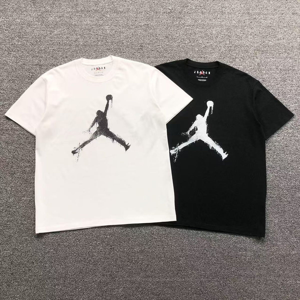 Camisa Jordan Jumpman Splash Silhueta De Jogador De Basquete — frente