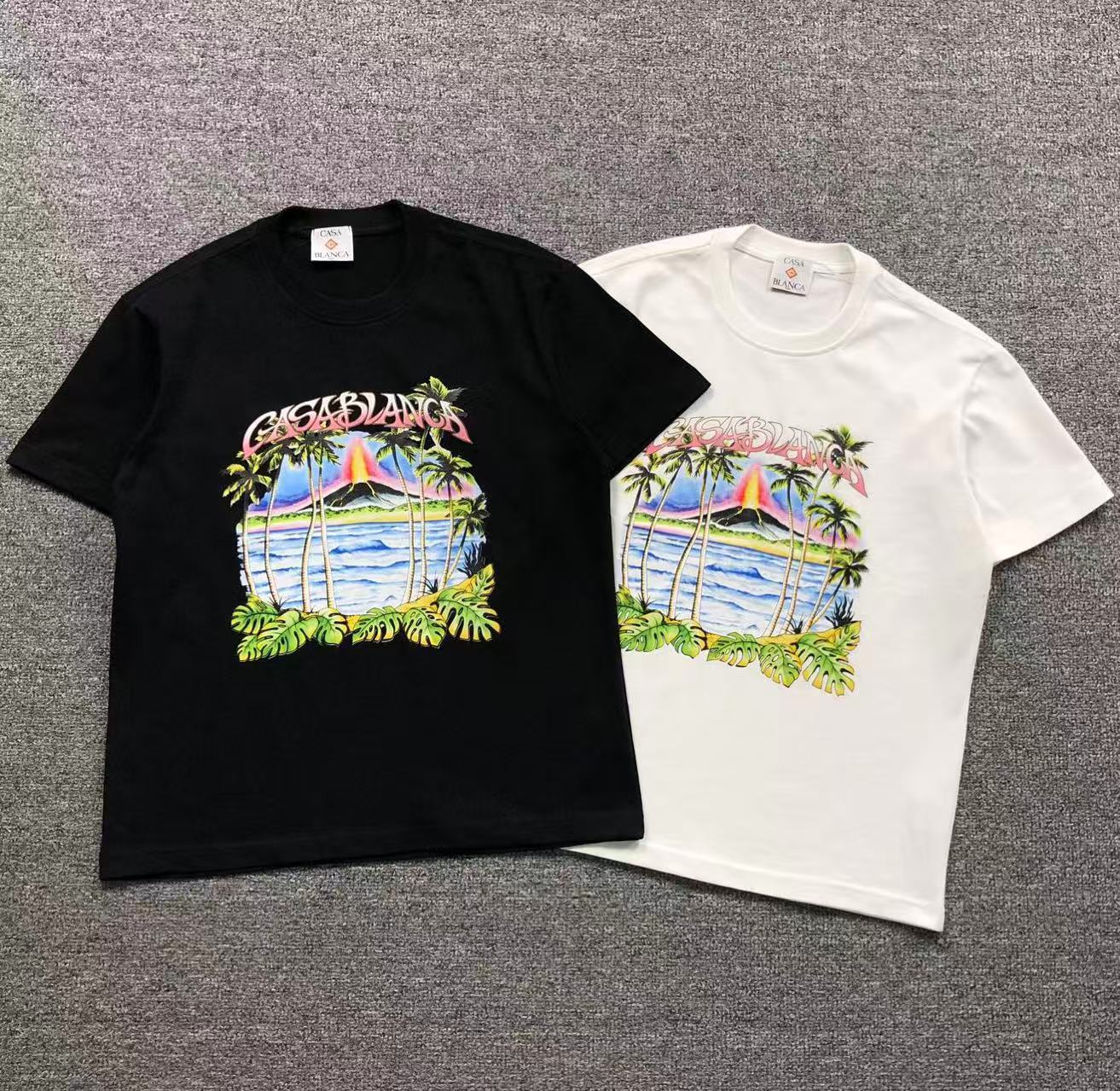 Camisa Casa Blanca Volcano Paradise — frente
