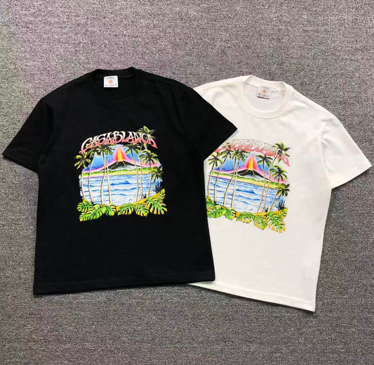 Camisa Casa Blanca Volcano Paradise — frente