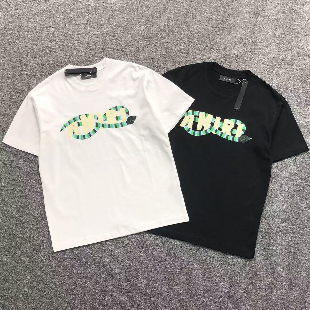 Camisa Amiri Snake Logo — frente