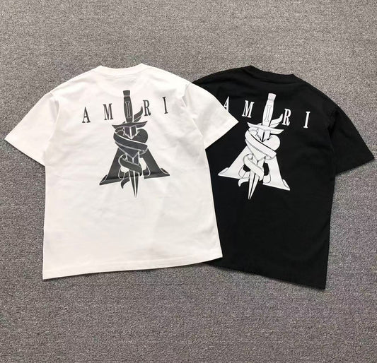 Camisa Amiri Dagger Heart — costa